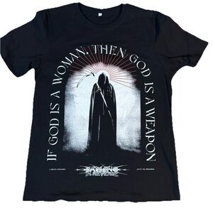 RARE Falling In Reverse God Is A Weapon Ronnie‎ Radke T-Shirt L NEW